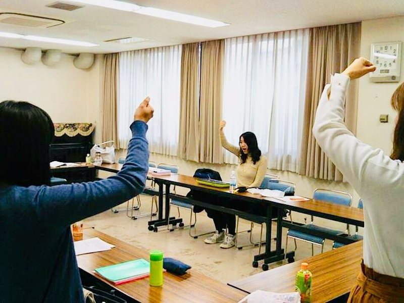 呼吸を意識したグループワーク